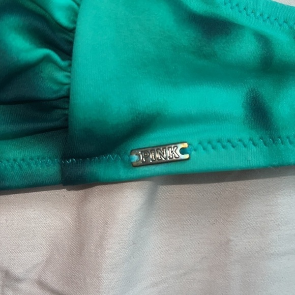 Size XS PINK patterned strapless bikini top. Discontinued. - Picture 2 of 4